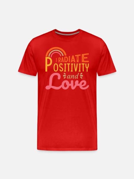 Conception d’affirmations positives inspirantes pour - T-shirt bio Premium Homme - rouge