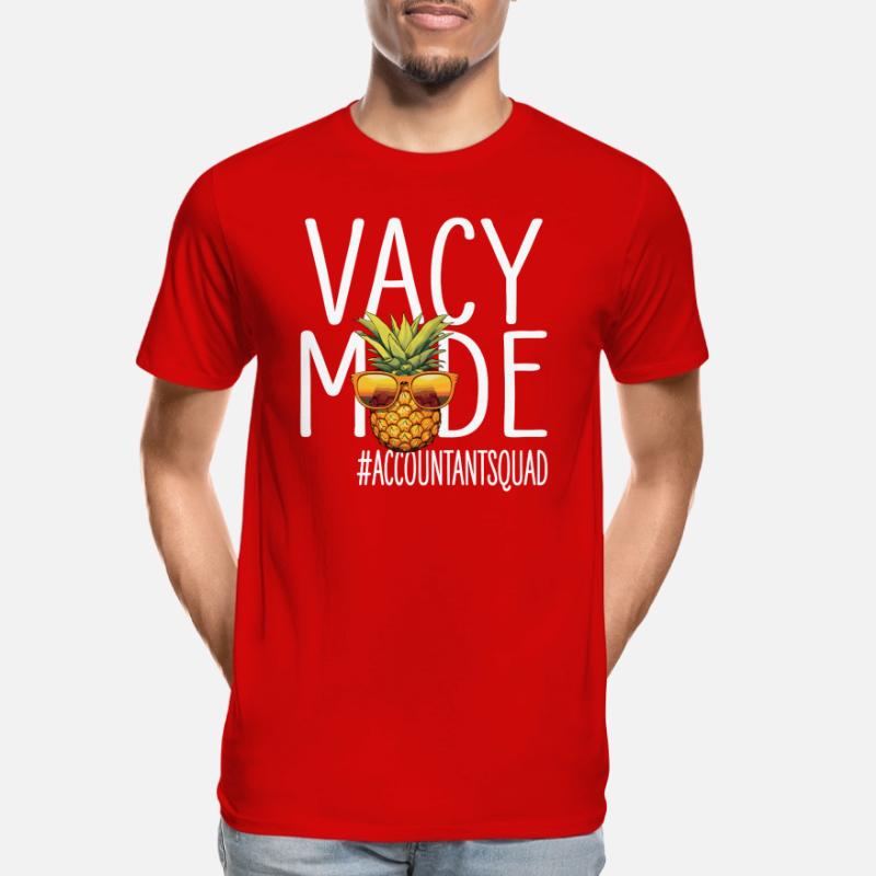 Comptable Vacances Vacy Mode Comptable T-shirt bio Premium Homme