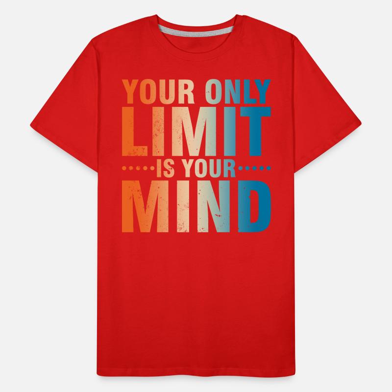 Deine Einzige Grenze Ist Dein Geist Männer Premium Bio T-Shirt
