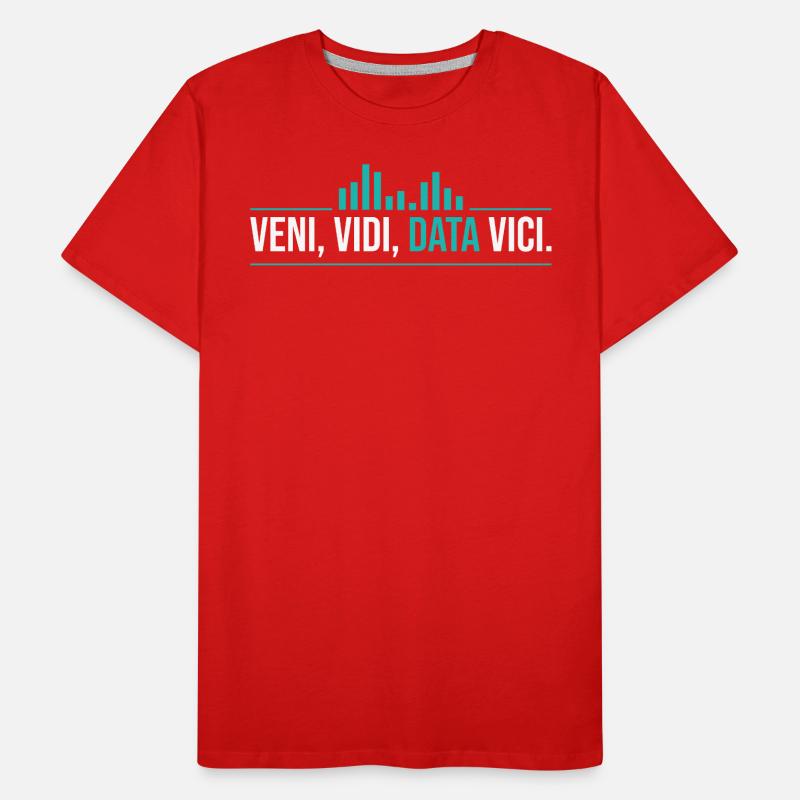 Veni, Vidi, Data Vici Statistician Männer Premium Bio T-Shirt