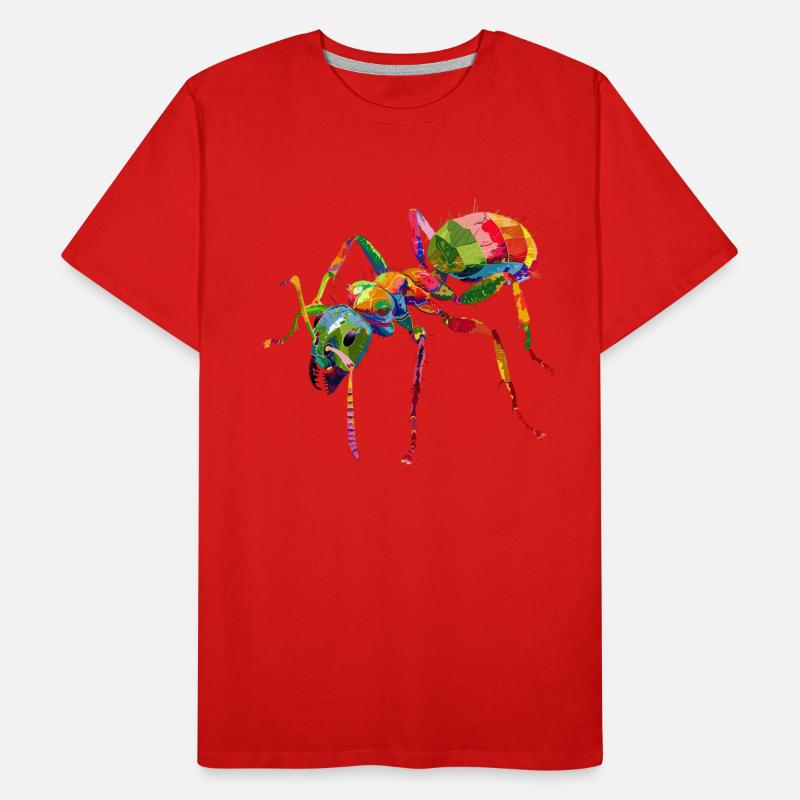 Fourmi colorée style Pop Art T-shirt bio Premium Homme
