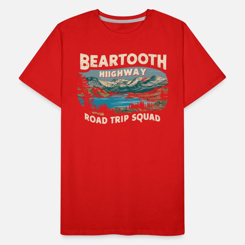 Beartooth Highway Road Trip Squad Men's Premium Organic T-Shirt