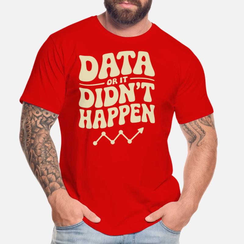 Data Analyst Data Scientist Data T-shirt bio Premium Homme