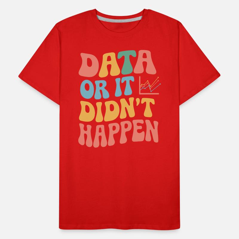 Data Analyst Data Scientist Data Engineer - T-shirt bio Premium Homme