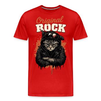 Gueule de bois fraîche - T-shirt bio Premium Homme - rouge - Devant - Damien (186cm)