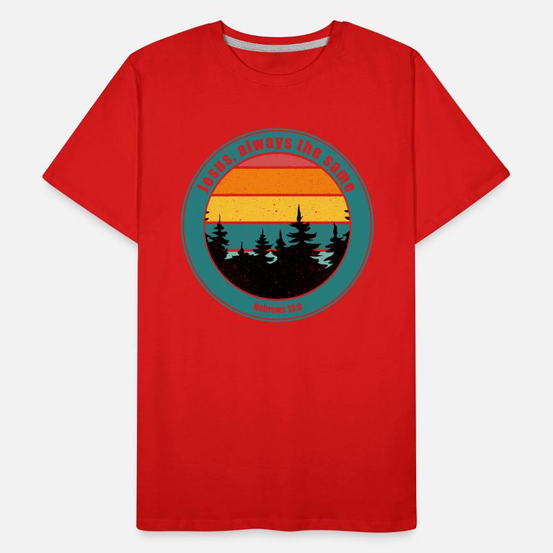 Jesus, always the same Men's Premium Organic T-Shirt
