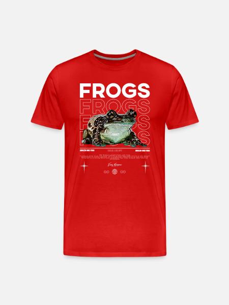 Mælkefrø Streetwear Frøholder - Herre Premium T-shirt økologisk - rød