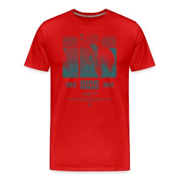 Diskusfisch Buntbarsch Aquarium Fischhalter - Männer Premium Bio T-Shirt - Rot - Vorne - Damien (186cm)