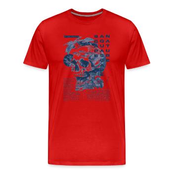 Aquascaping Moderner tropischer Fischhalter Aquarianer - Männer Premium Bio T-Shirt - Rot - Vorne - Damien (186cm)