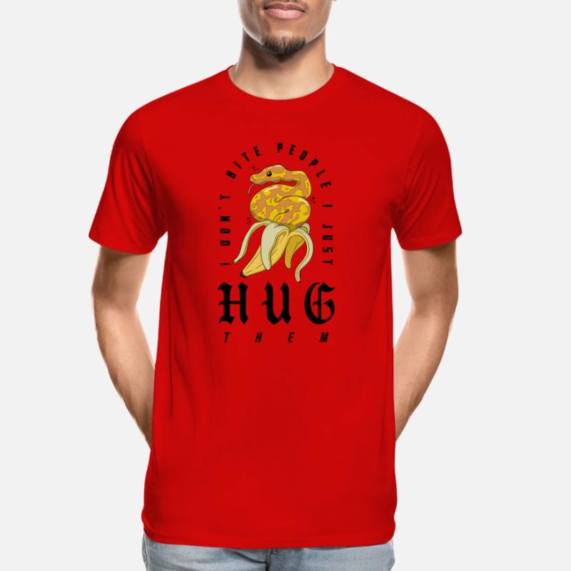 python royal serpent propriétaire banane python royal T-shirt bio Premium Homme