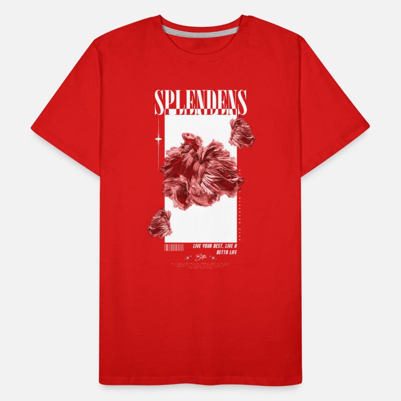 Siamesischer Kampffisch Kampffisch Betta Lebensfisch Männer Premium Bio T-Shirt