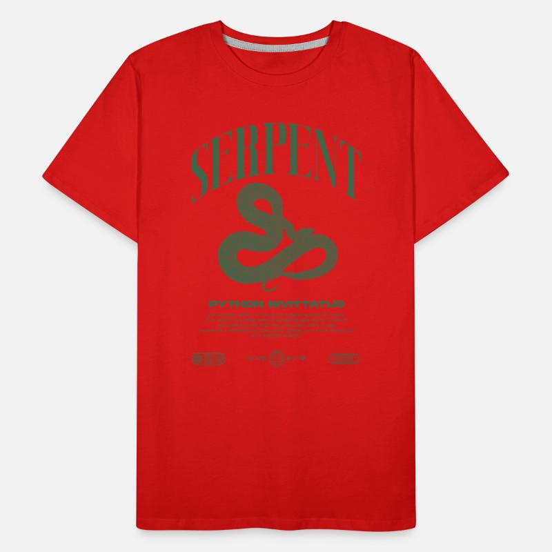 Python Birman Moderne Reptile Keeper Streetwear T-shirt bio Premium Homme