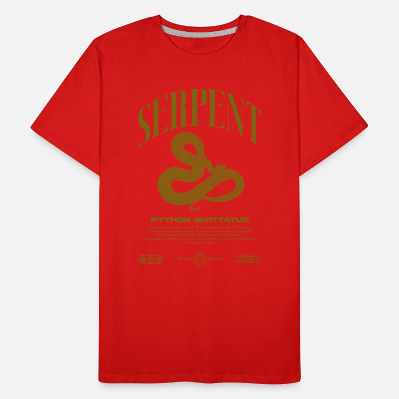 Python Birman Moderne Reptile Keeper Streetwear T-shirt bio Premium Homme