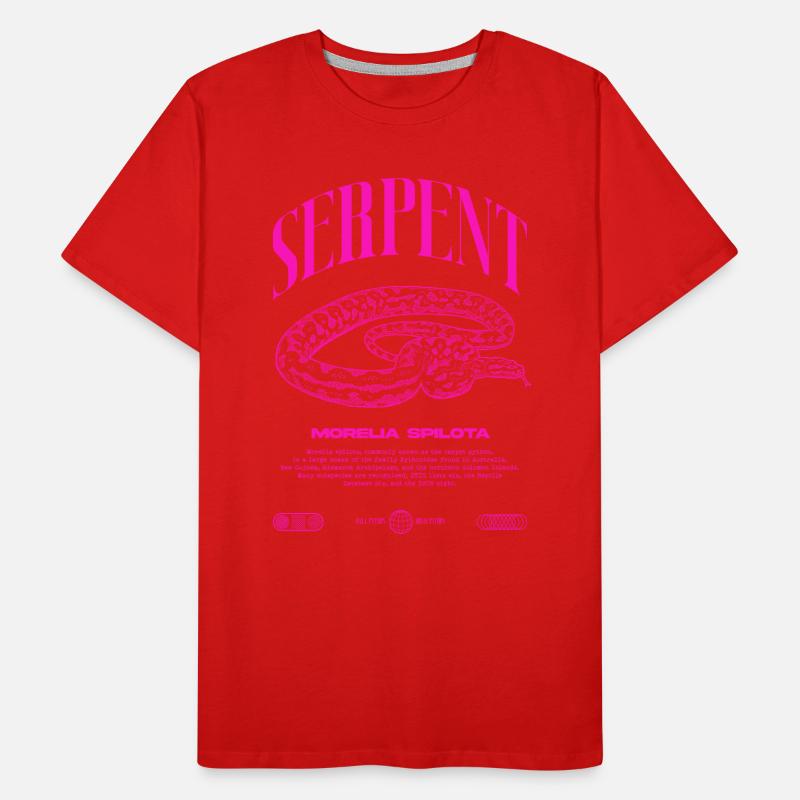 Teppich Python Moderne Reptile Keeper Streetwear Männer Premium Bio T-Shirt