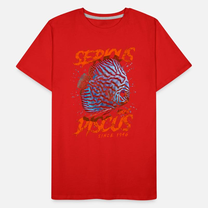 Serious About Discus Fish Since 1946 Men's Premium Organic T-Shirt