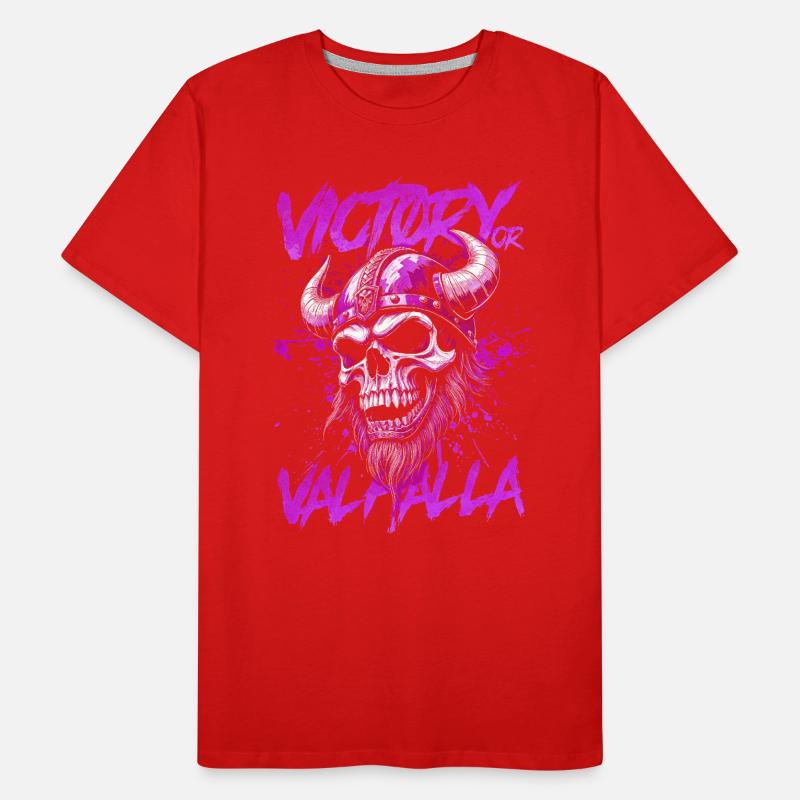 Nordischer Wikingersieg oder Walhalla Männer Premium Bio T-Shirt