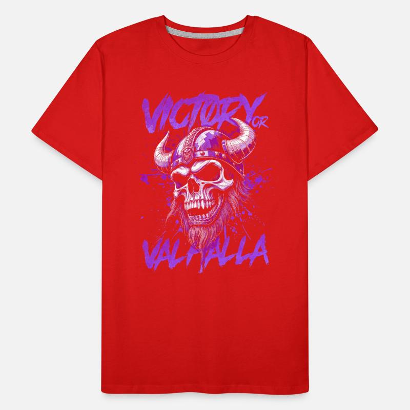 Nordischer Wikingersieg oder Walhalla Männer Premium Bio T-Shirt