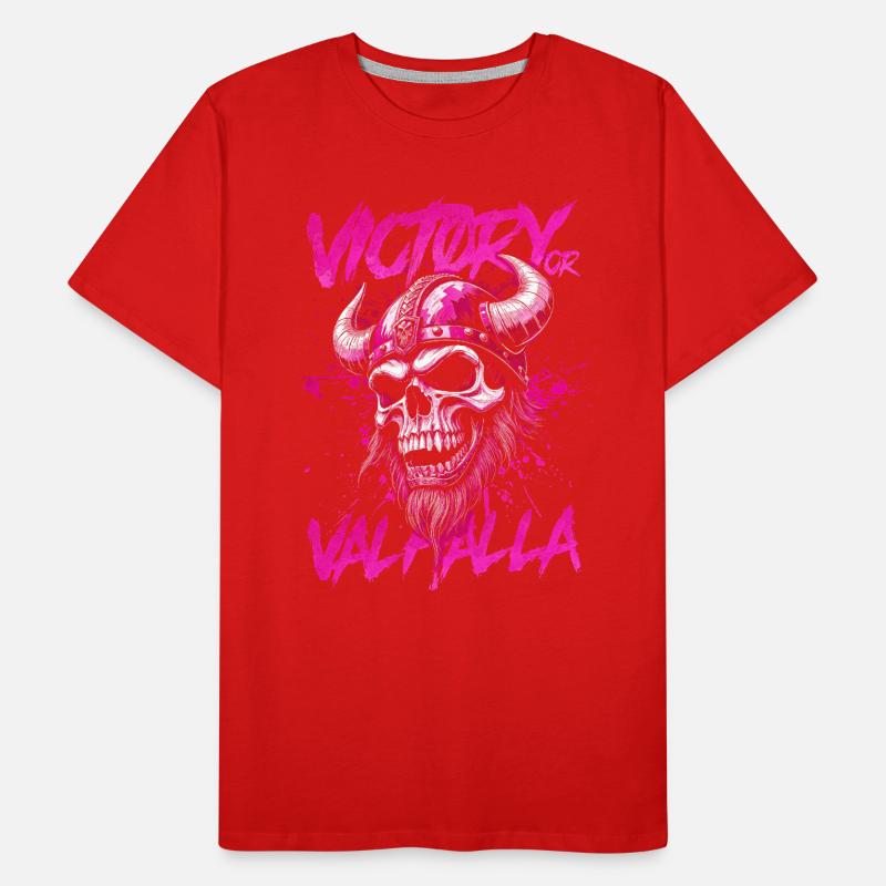 Nordischer Wikingersieg oder Walhalla Männer Premium Bio T-Shirt