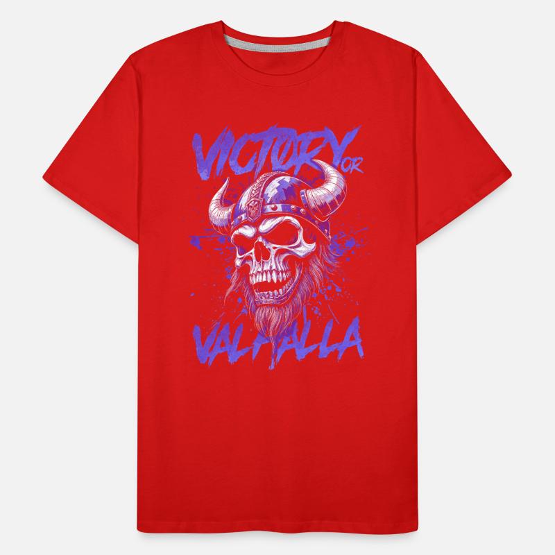 Nordischer Wikingersieg oder Walhalla Männer Premium Bio T-Shirt
