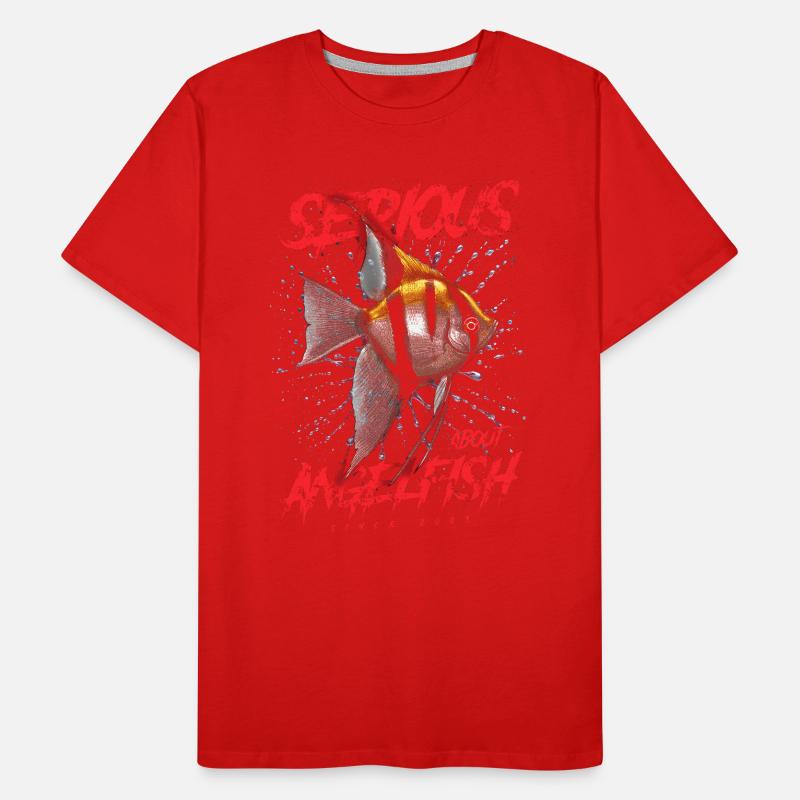 Ernsthaft im Bereich Diskusfische seit 2003 Männer Premium Bio T-Shirt