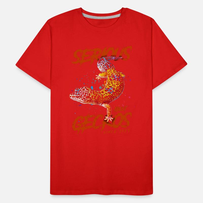 Ernsthaft über Leopardgeckos seit 1955 Männer Premium Bio T-Shirt