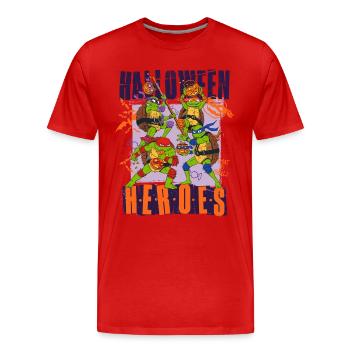 TMNT Mutant Mayhem Halloween Heroes - Men's Premium Organic T-Shirt - red - Front - Damien (186cm)
