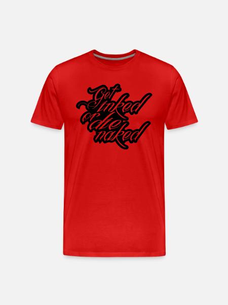 tattoo - Men's Premium Organic T-Shirt - red