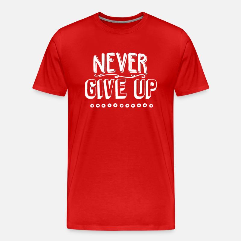 Sprüche - Männer Premium Bio T-Shirt - Rot