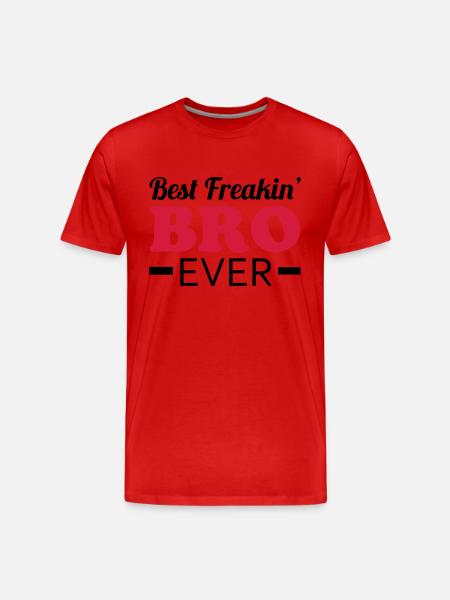 Bro - T-shirt bio Premium Homme - rouge