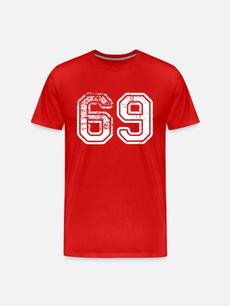 69 - T-shirt bio Premium Homme - rouge