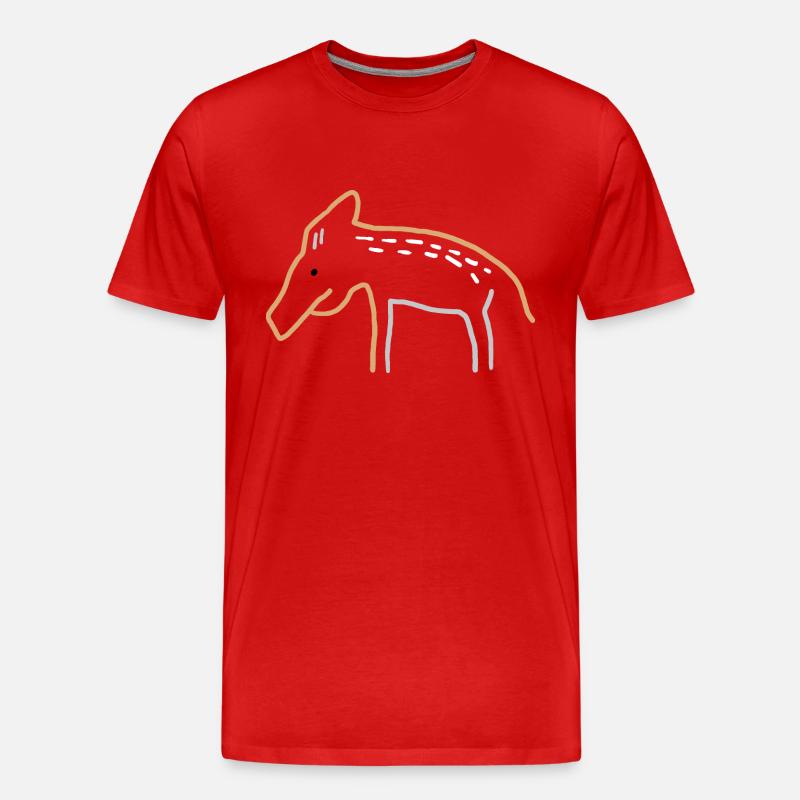 Frischling - Männer Premium Bio T-Shirt - Rot