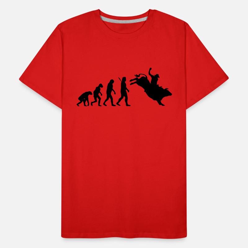 Evolution Rodeo Männer Premium Bio T-Shirt