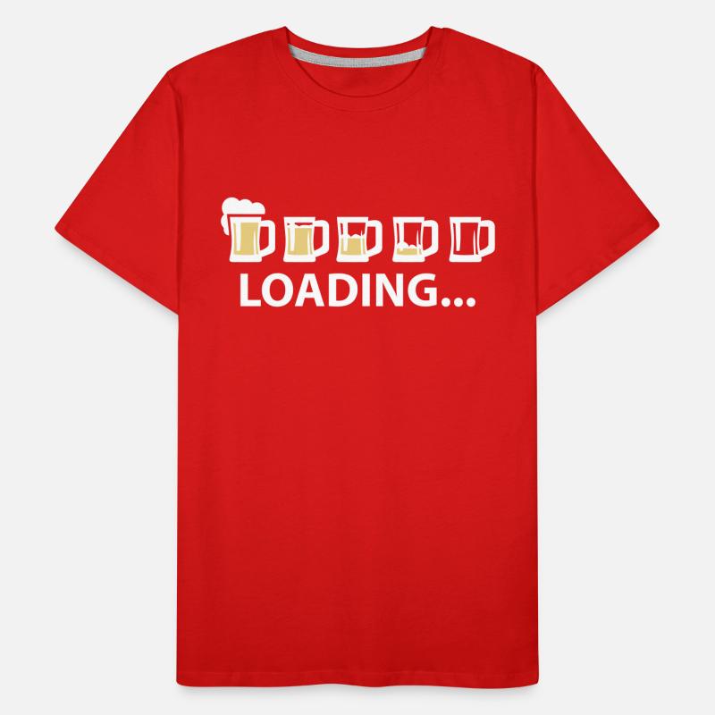 Bière Loading... T-shirt bio Premium Homme