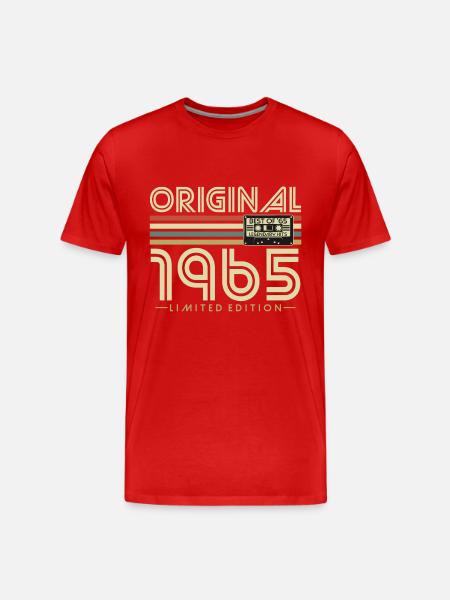 Original 1965 Vintage Vintage Födelsedag Retro - Organic T-shirt Ekologisk premium-T-shirt herr - 