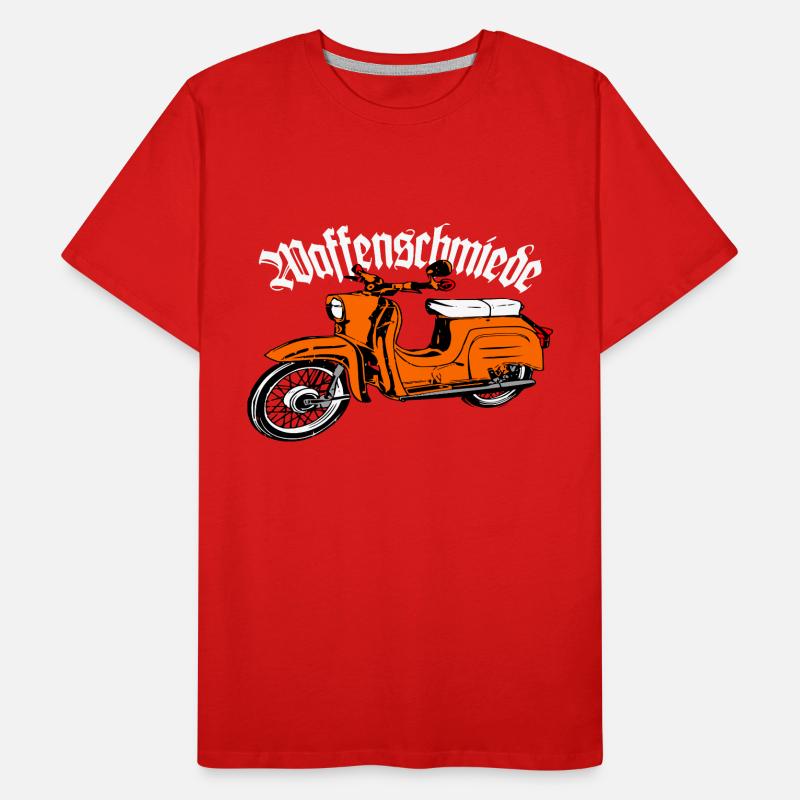 Simson Schwalbe Moped DDR Moped Männer Premium Bio T-Shirt