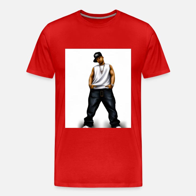 Hip Hopper Rapper - Männer Premium Bio T-Shirt - Rot
