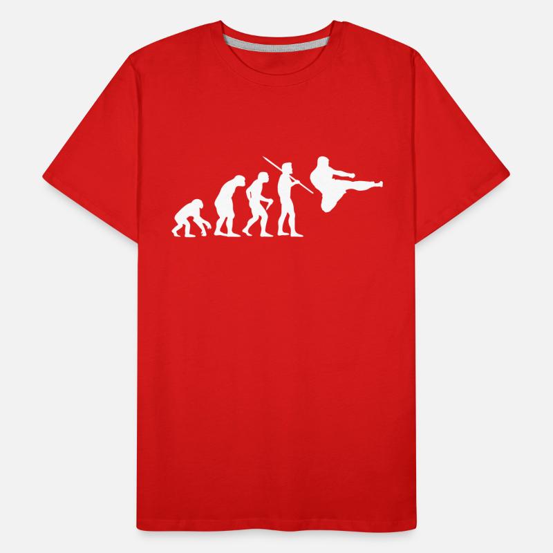 Évolution de l'homme - Arts martiaux T-shirt bio Premium Homme