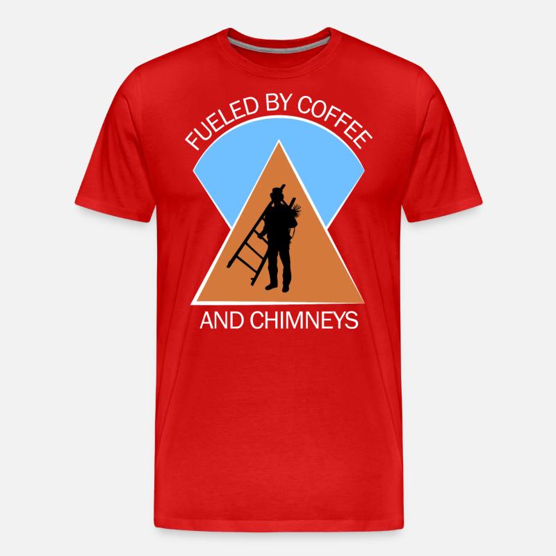 Schornsteinfeger Schlotfeger - Männer Premium Bio T-Shirt - Rot