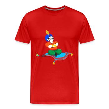 autonomous flying no new technology carpet - Men's Premium Organic T-Shirt - red - Front - Damien (186cm)