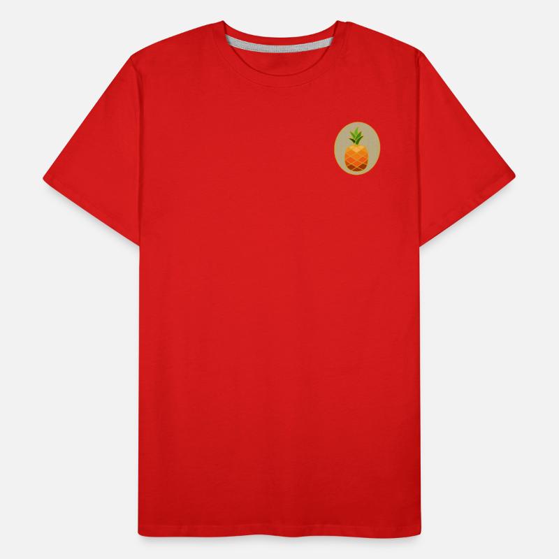 Pineapple Logo Men's Premium Organic T-Shirt