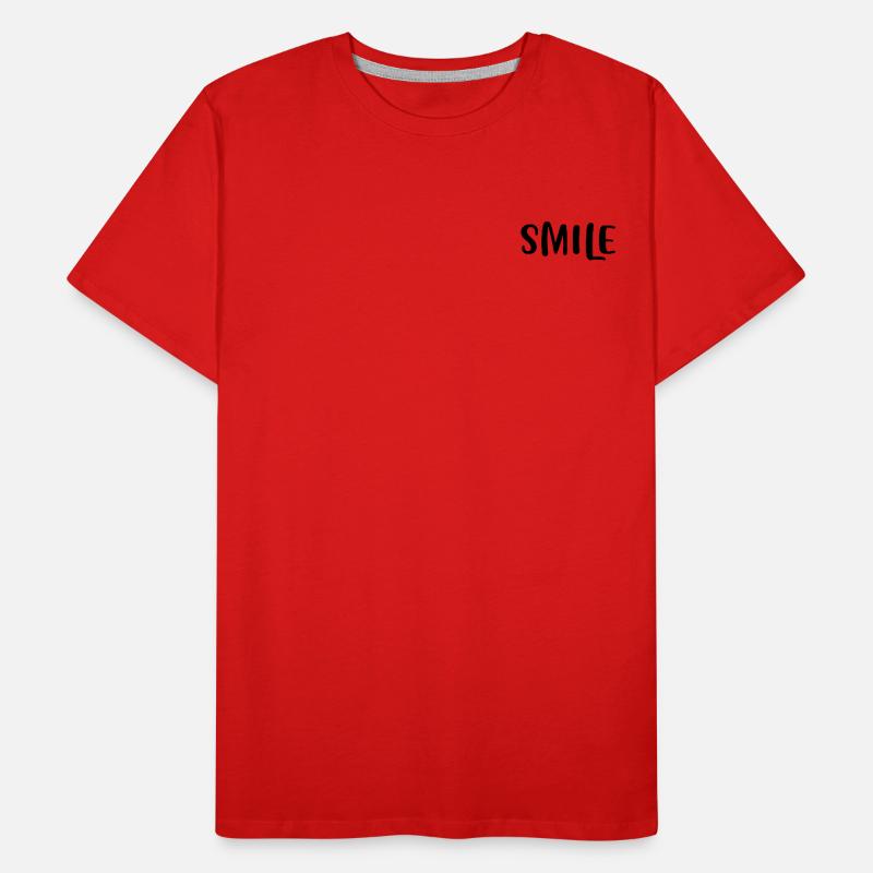 SMILE Männer Premium Bio T-Shirt