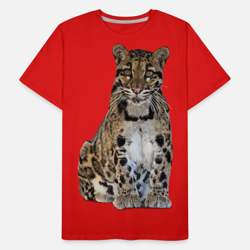 Clouded leopard Men's Premium Organic T-Shirt