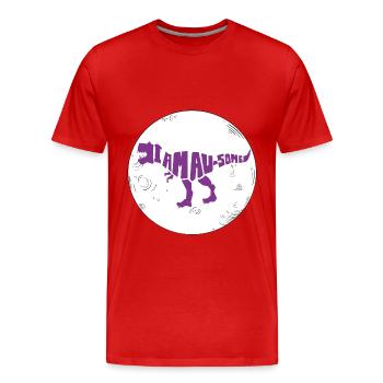 Dinosaure. Je suis un style génial. Animaux. Préhistoire - T-shirt bio Premium Homme - rouge - Devant - Damien (186cm)