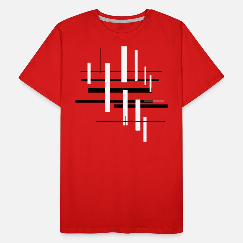 Architecture Pattern Abstract Men's Premium Organic T-Shirt