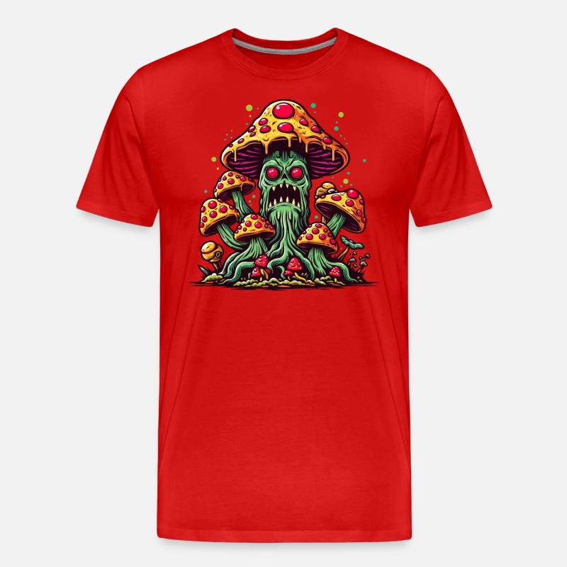 Mutter des Pilzes - Männer Premium Bio T-Shirt - Rot