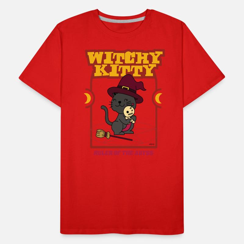 Witchy Kitty - Souverain de l’abîme T-shirt bio Premium Homme