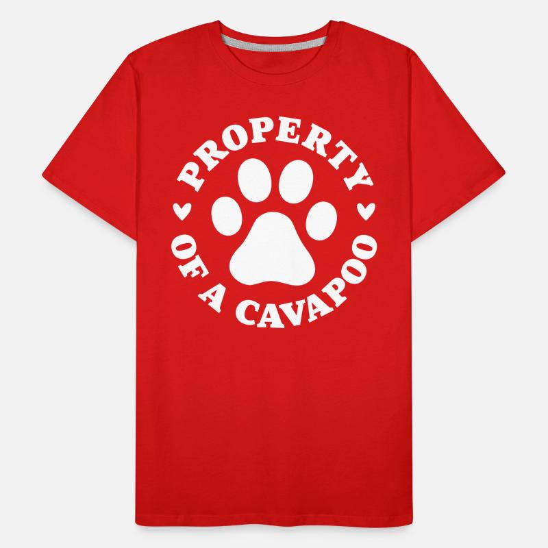 Propriété d’un Cavapoo T-shirt bio Premium Homme