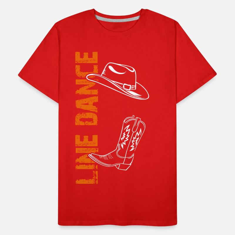 Conception de danse en ligne pour danseurs et groupe de danse T-shirt bio Premium Homme