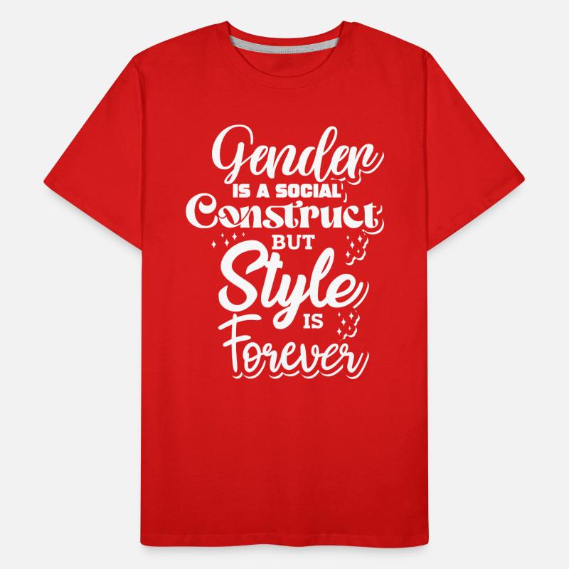 Androgynous Nonbinary Men's Premium Organic T-Shirt