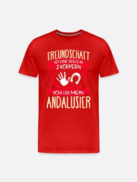 ANDALUSIER - 3 - Männer Premium Bio T-Shirt - Rot